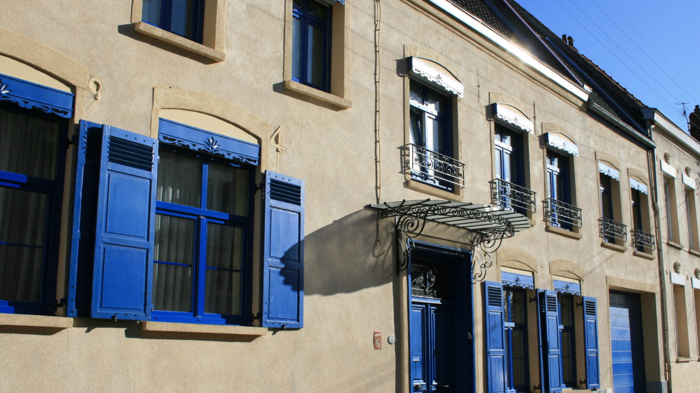 Façade de la Villa Blanc Marine